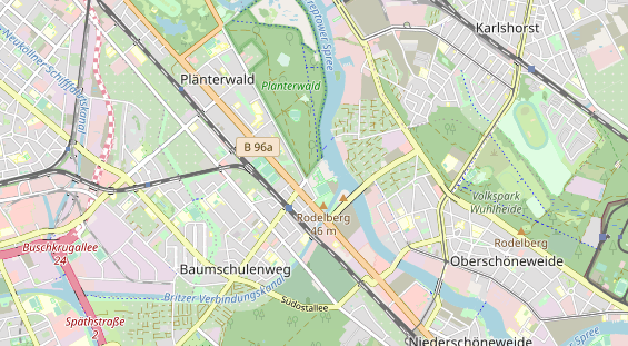 Tennisverein auf Karte