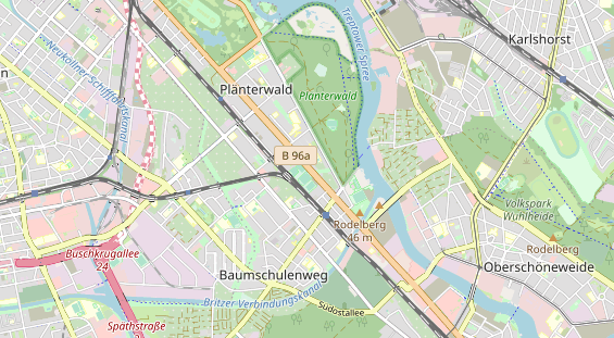 Tennisverein auf Karte