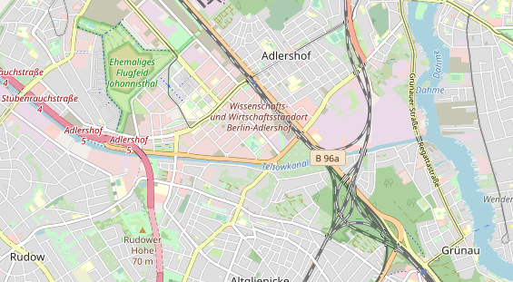 Tennisverein auf Karte