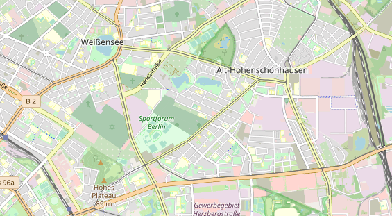 Tennisverein auf Karte