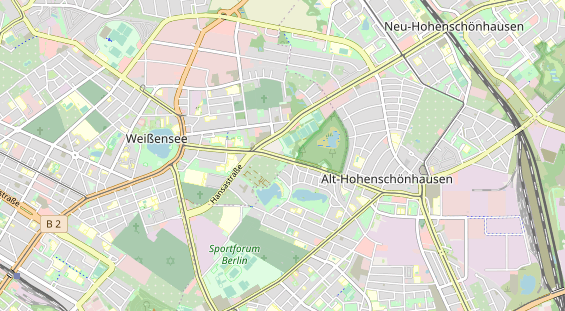 Tennisverein auf Karte