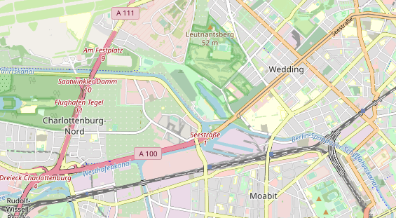 Tennisverein auf Karte
