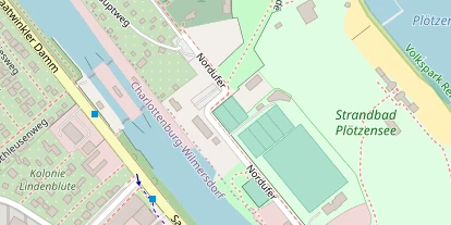 Tennisverein auf Satellitenbild