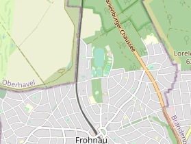 Tennisverein auf Karte
