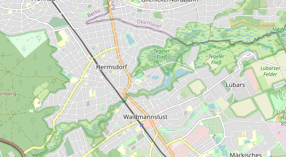 Tennisverein auf Karte