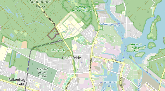 Tennisverein auf Karte