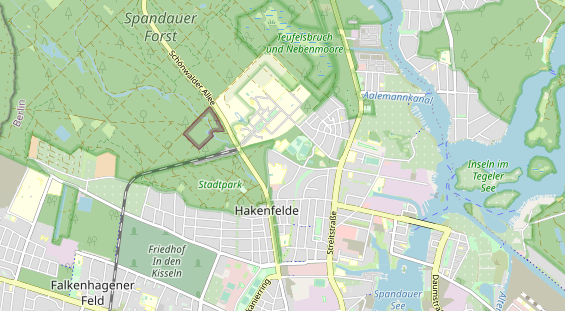 Tennisverein auf Karte