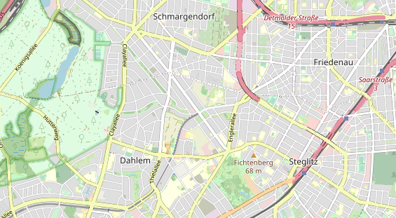 Tennisverein auf Karte