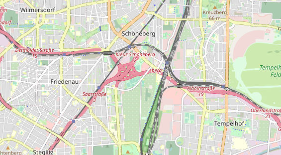 Tennisverein auf Karte