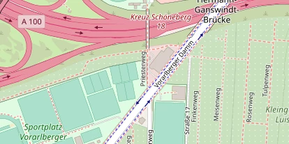 Tennisverein auf Satellitenbild