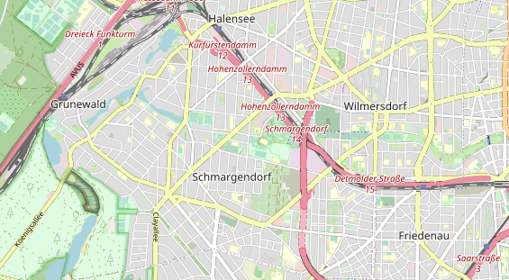 Tennisverein auf Karte