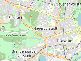 Tennisverein auf Karte