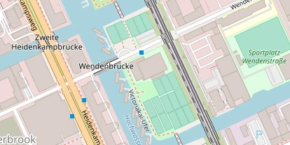 Tennisverein auf Satellitenbild