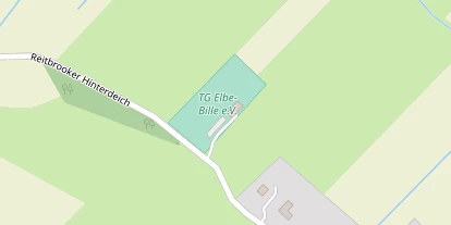 Tennisverein auf Satellitenbild