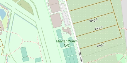 Tennisverein auf Satellitenbild