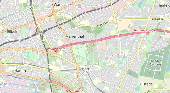 Tennisverein auf Karte