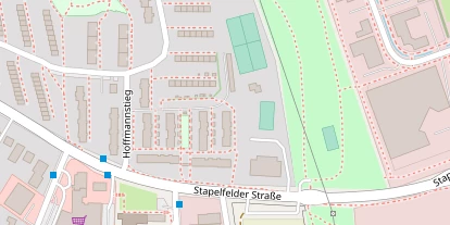 Tennisverein auf Satellitenbild