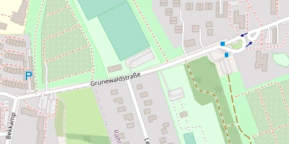 Tennisverein auf Satellitenbild