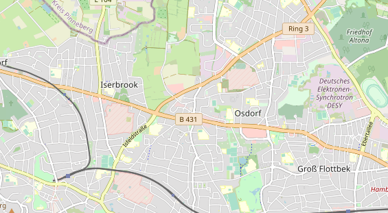 Tennisverein auf Karte