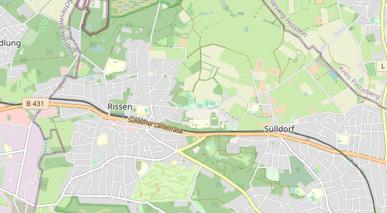 Tennisverein auf Karte