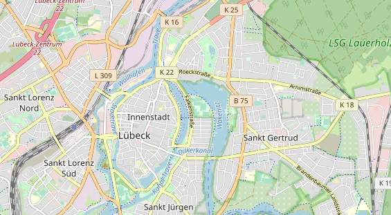 Tennisverein auf Karte