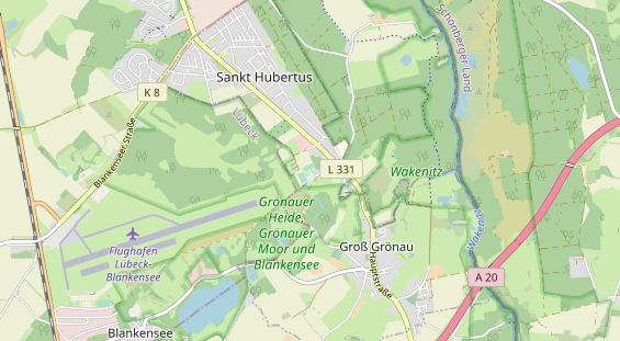 Tennisverein auf Karte