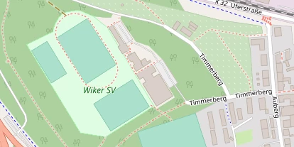 Tennisverein auf Satellitenbild