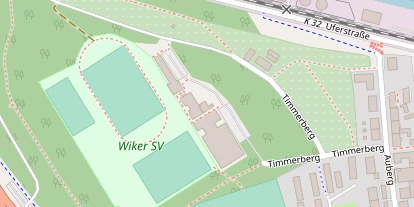 Tennisverein auf Satellitenbild