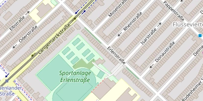 Tennisverein auf Satellitenbild