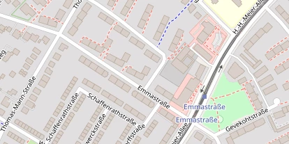 Tennisverein auf Satellitenbild