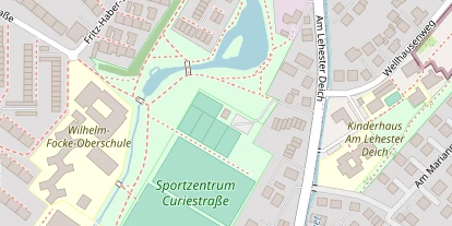 Tennisverein auf Satellitenbild