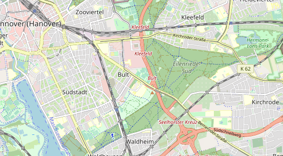 Tennisverein auf Karte