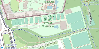 Tennisverein auf Satellitenbild