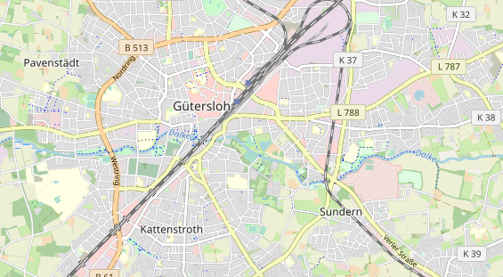 Tennisverein auf Karte