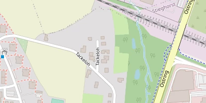 Tennisverein auf Satellitenbild