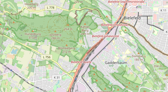 Tennisverein auf Karte