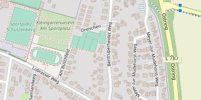 Tennisverein auf Satellitenbild