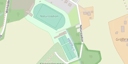 Tennisverein auf Satellitenbild