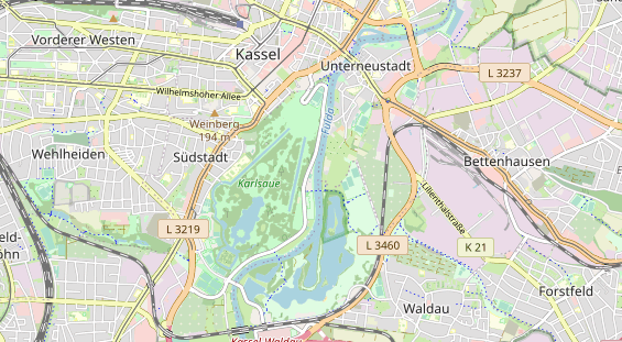 Tennisverein auf Karte