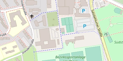 Tennisverein auf Satellitenbild