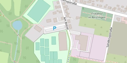 Tennisverein auf Satellitenbild