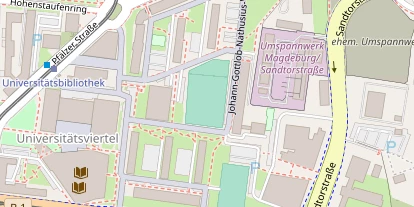 Tennisverein auf Satellitenbild