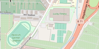 Tennisverein auf Satellitenbild