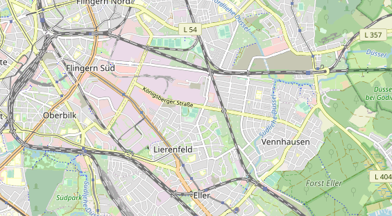 Tennisverein auf Karte