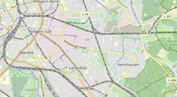 Tennisverein auf Karte