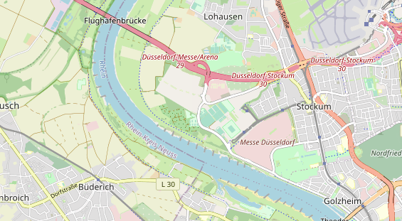 Tennisverein auf Karte