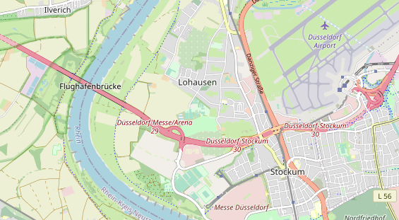 Tennisverein auf Karte