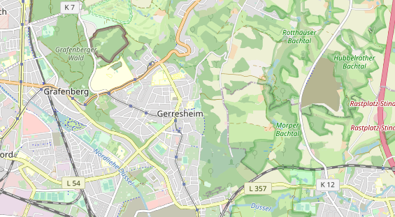 Tennisverein auf Karte