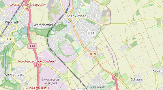 Tennisverein auf Karte