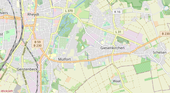 Tennisverein auf Karte